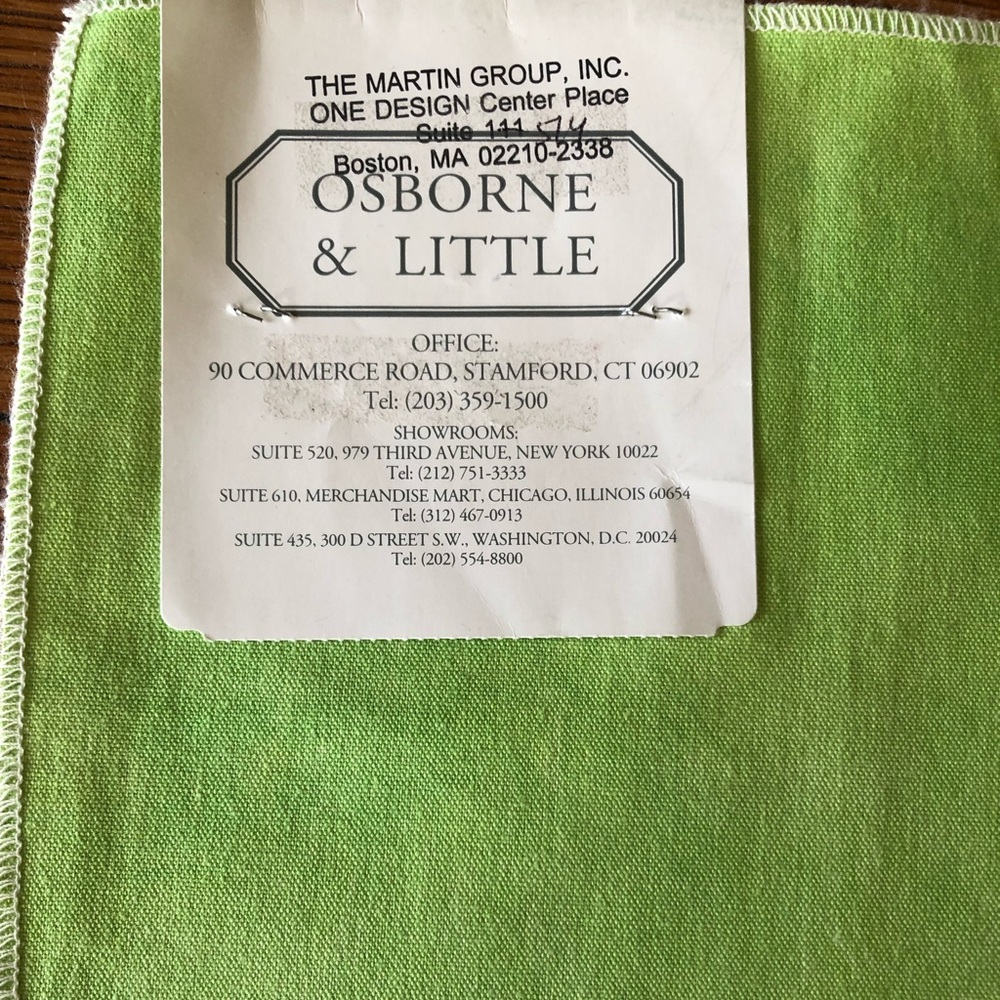 Designer Fabric Sample/Osborne & Little Designers Guild/13”x9”/Cotton/Vintage